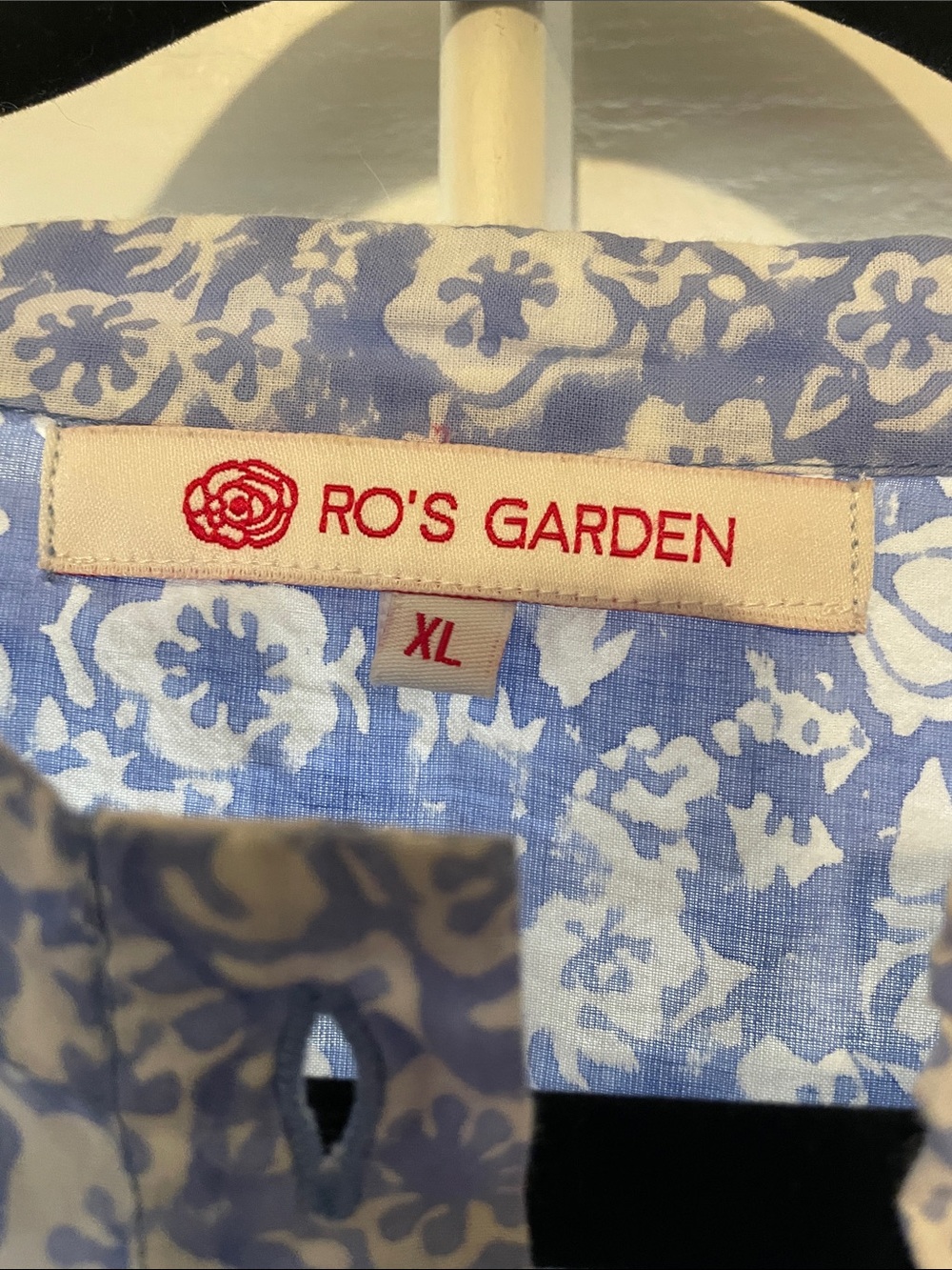 Light Blue Floral Button-Front Maxi Dress by Lucky Brand - Picture 2 of 9